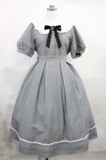画像1: Amavel / Romantique Doll Cameoワンピース Free ブルーグレー H-26-08-04-002-CA-OP-NS-ZH (1)
