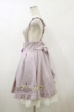 画像3: Amavel / Pansy Floral Melodyジャンパースカート Free ラベンダー H-26-08-05-054-CA-OP-NS-ZH (3)