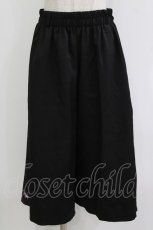 画像1: NieR Clothing / 2WAY SIDE ZIP WIDE PANTS F 黒 H-26-08-05-1007-PU-PA-AK-ZH (1)