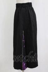 画像2: NieR Clothing / 2WAY SIDE ZIP WIDE PANTS F 黒 H-26-08-05-1007-PU-PA-AK-ZH (2)