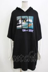 画像1: Candy Stripper / TOM and JERRY LAYERED ワンピース  ブラック H-26-08-05-1010-PU-OP-KB-ZH (1)