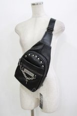 画像1: SEX POT ReVeNGe / Chain Cross Logo Plate Body Bag  黒 H-26-08-05-1019-SP-BG-AK-ZH (1)
