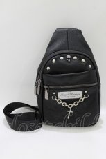 画像2: SEX POT ReVeNGe / Chain Cross Logo Plate Body Bag  黒 H-26-08-05-1019-SP-BG-AK-ZH (2)