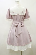 画像2: Amavel / いちごつみチャイナワンピース Free ピンク H-26-08-05-078-CA-OP-NS-ZH (2)