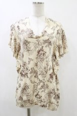 画像1: axes femme / 花柄トップス M 生成り H-26-08-05-012-AX-TO-NS-ZH (1)
