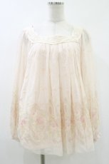 画像1: LIZ LISA / 花柄シフォントップス Free ピンク H-26-08-05-014-LO-TO-NS-ZH (1)
