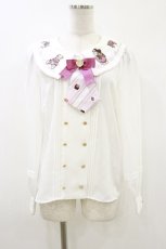 画像1: Amavel / Nounours Chocolatory ブラウス Free オフ/ピンク H-26-08-05-023-CA-BL-NS-ZH (1)