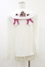 画像2: Amavel / Nounours Chocolatory ブラウス Free オフ/ピンク H-26-08-05-023-CA-BL-NS-ZH (2)