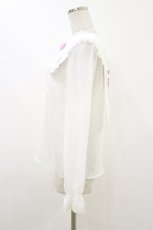 画像3: Amavel / Fluffy Jewels Bunnyうさみみブラウス Free オフ/ピンク H-26-08-05-025-CA-BL-NS-ZH (3)