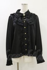 画像1: Amavel / Antique Dollフリルブラウス Free ブラック H-26-08-05-026-CA-BL-NS-ZH (1)