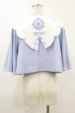 画像2: Amavel / Magical Cosmic Cosmeticケープ風アウター Free サックス H-26-08-05-028-CA-JA-NS-ZH (2)