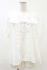 画像1: Amavel / FANCY BABYプルオーバーブラウス Free オフ/ピンク H-26-08-05-036-CA-BL-NS-ZH (1)