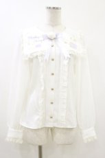 画像1: Amavel / Sleeping Sheepスクエアカラーブラウス Free オフ/ラベンダー H-26-08-05-037-CA-BL-NS-ZH (1)