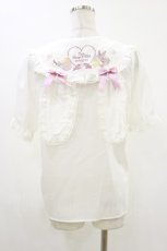 画像2: Amavel / Bunny＆Chick Festivalブラウス Free オフ/ピンク H-26-08-05-039-CA-BL-NS-ZH (2)