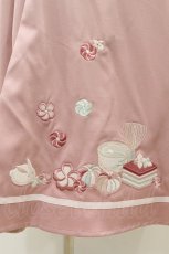 画像3: Amavel / 春花便りのお茶会 和風スカート FREE ピンク H-26-08-06-024-CA-SK-YZ-ZH (3)