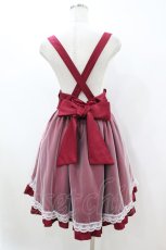 画像2: Amavel / Ribbon Ribbonチュールレイヤードスカート Free レッド H-26-08-06-033-CA-SK-NS-ZH (2)