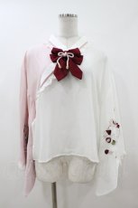 画像1: Amavel / うさいちごの和菓子ブラウス F オフ/ピンク H-26-08-06-040-CA-BL-YZ-ZH (1)