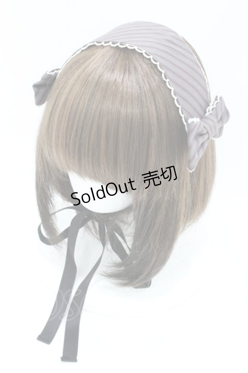 画像1: Angelic Pretty / ブリティッシュカレッジヘッドドレス  ブラウン H-26-08-06-1001-AP-AC-NS-ZH (1)