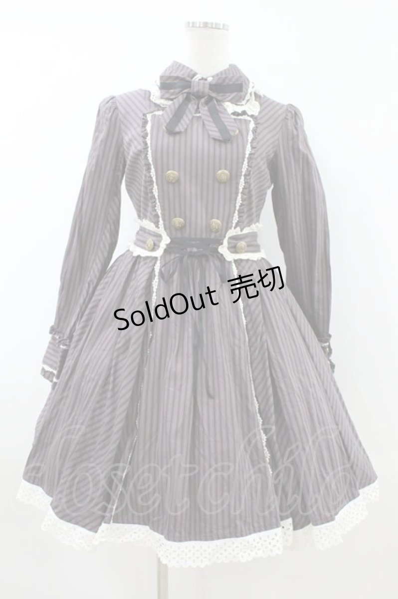 画像1: Angelic Pretty / ブリティッシュカレッジ ワンピース Free ブラウン H-26-08-06-1035-AP-OP-NS-ZH (1)