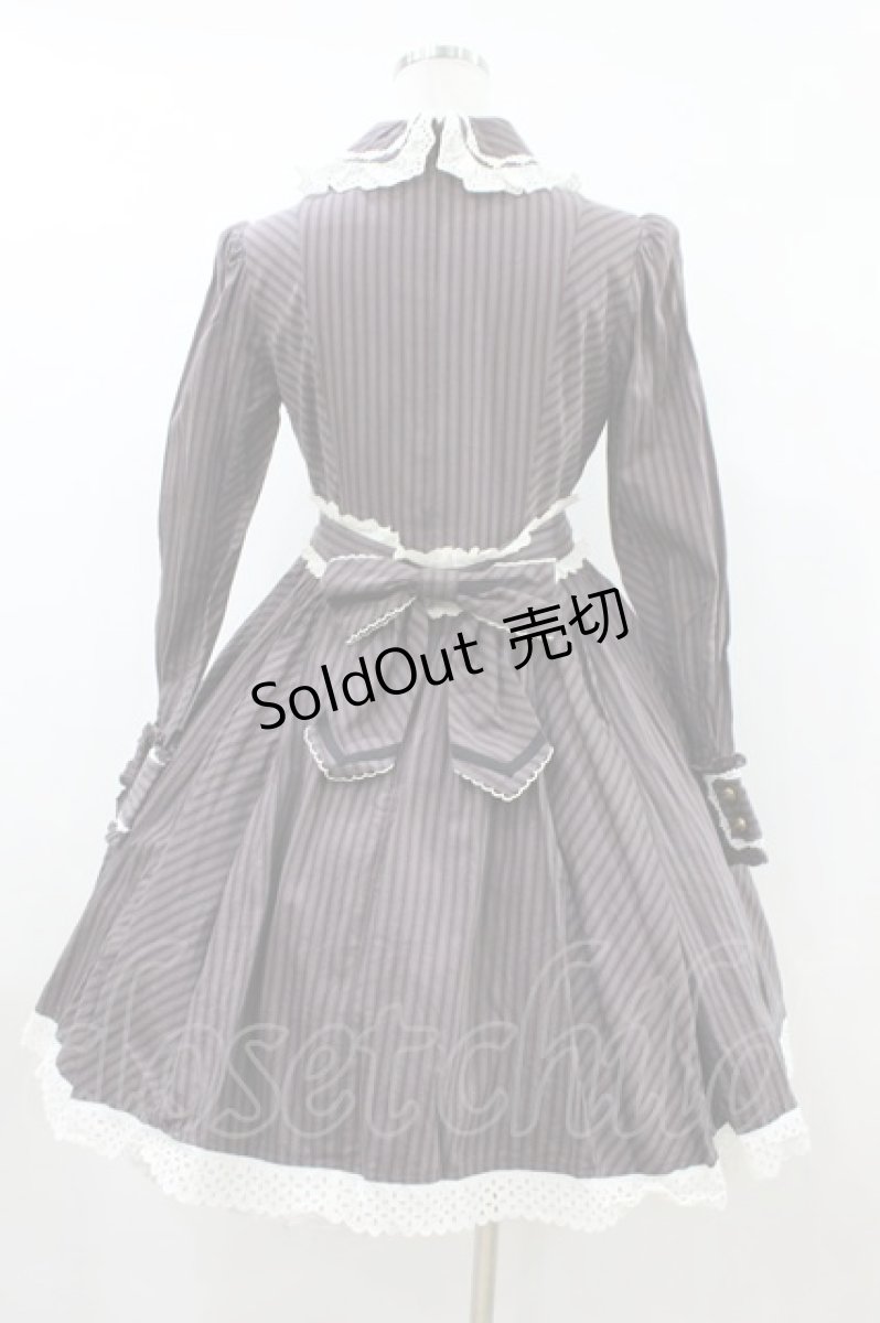 画像2: Angelic Pretty / ブリティッシュカレッジ ワンピース Free ブラウン H-26-08-06-1035-AP-OP-NS-ZH (2)
