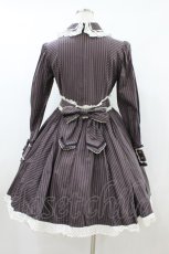 画像2: Angelic Pretty / ブリティッシュカレッジ ワンピース Free ブラウン H-26-08-06-1035-AP-OP-NS-ZH (2)