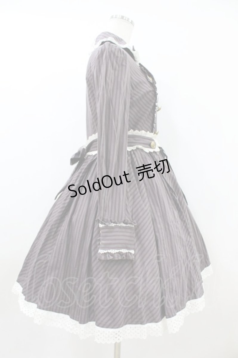 画像3: Angelic Pretty / ブリティッシュカレッジ ワンピース Free ブラウン H-26-08-06-1035-AP-OP-NS-ZH (3)