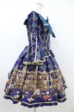 画像3: metamorphose / 主の書斎襟付きワンピース Free ネイビー H-26-08-06-1037-ME-OP-NS-ZH (3)