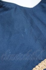 画像7: metamorphose / 主の書斎襟付きワンピース Free ネイビー H-26-08-06-1037-ME-OP-NS-ZH (7)