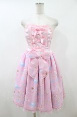 画像1: Angelic Pretty / 双子のエトワールビスチェジャンパースカート Free ピンク H-26-08-06-1041-AP-OP-NS-ZH (1)