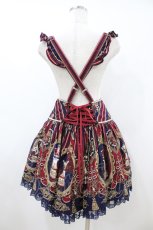 画像2: Angelic Pretty / Chess Emblemスカート Free ワイン/ネイビー H-26-08-06-1045-AP-SK-NS-ZH (2)