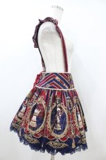 画像3: Angelic Pretty / Chess Emblemスカート Free ワイン/ネイビー H-26-08-06-1045-AP-SK-NS-ZH (3)