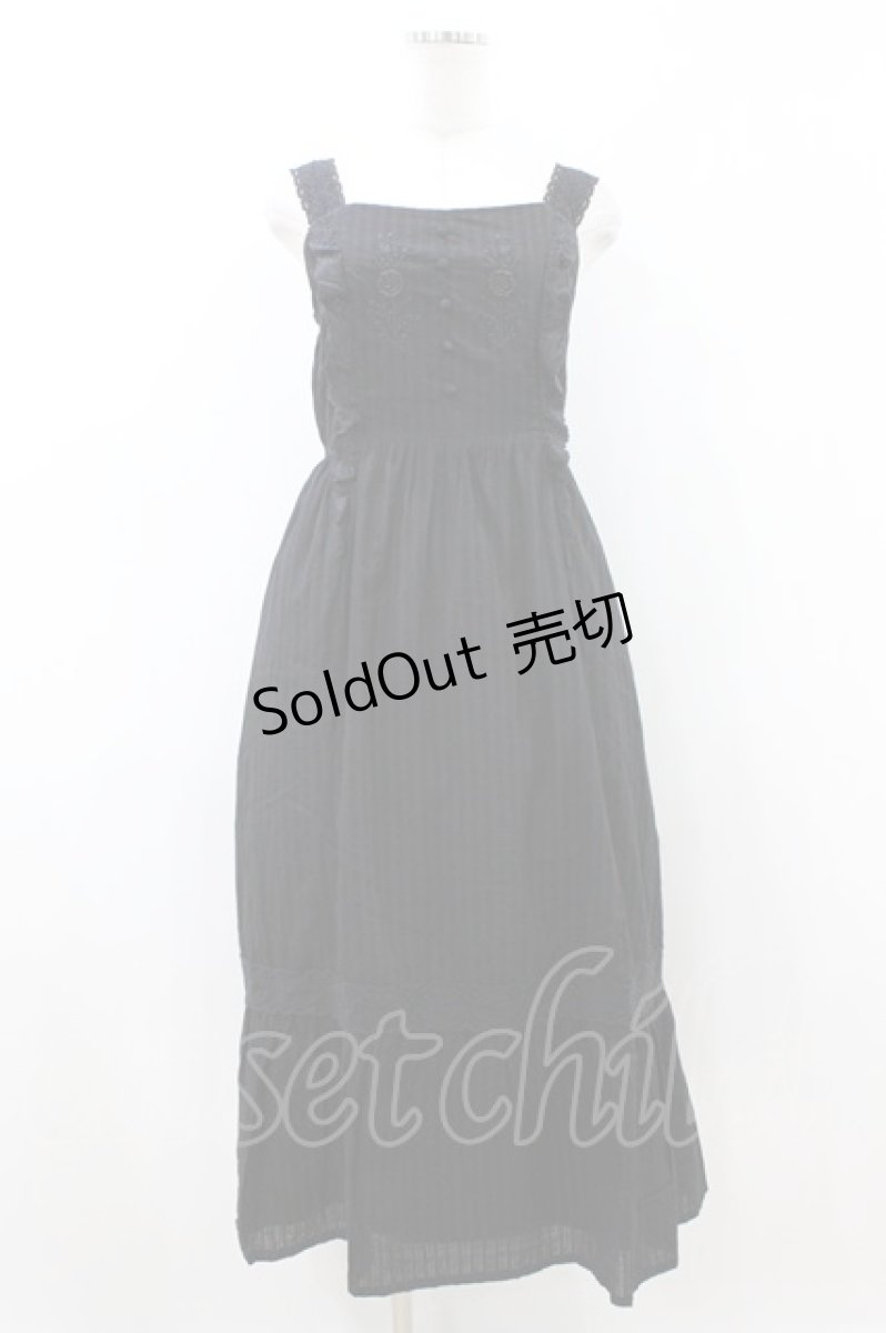 画像1: an another angelus / レース使いローズカットワークロングワンピース Free BLACK H-26-08-06-1051-CA-OP-NS-ZH (1)