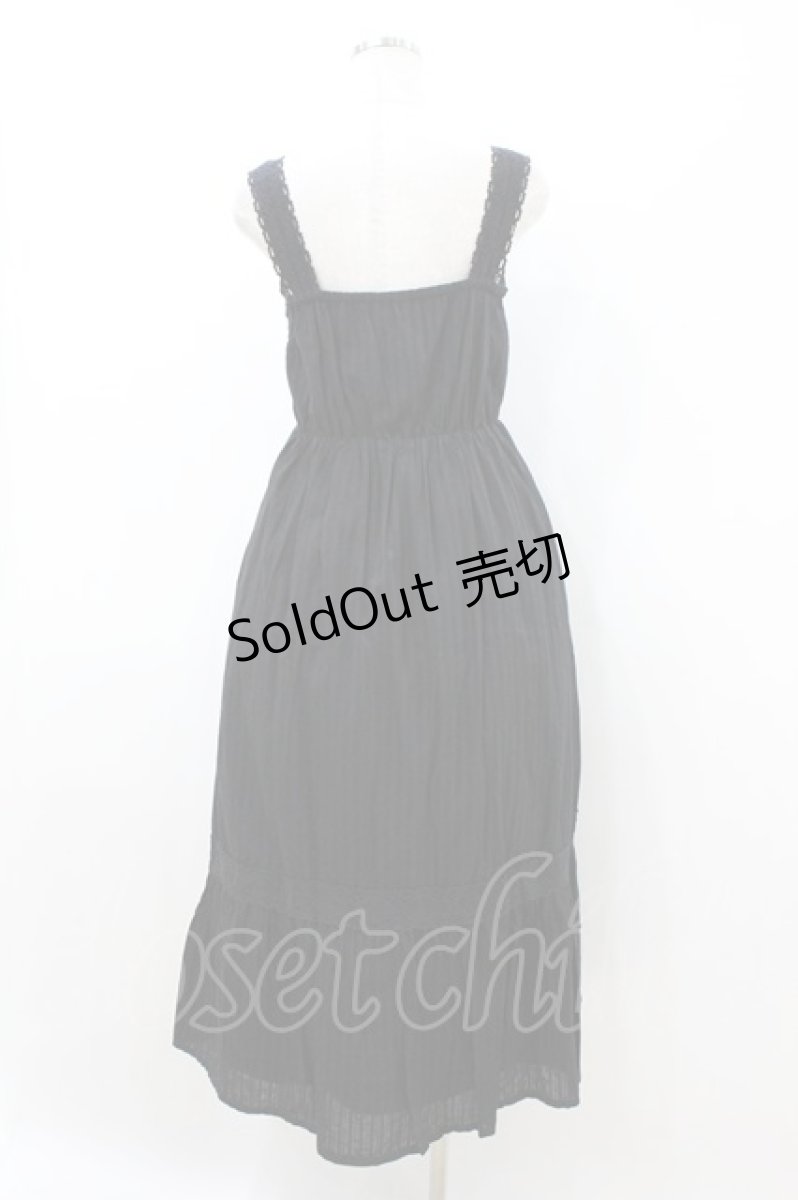 画像2: an another angelus / レース使いローズカットワークロングワンピース Free BLACK H-26-08-06-1051-CA-OP-NS-ZH (2)