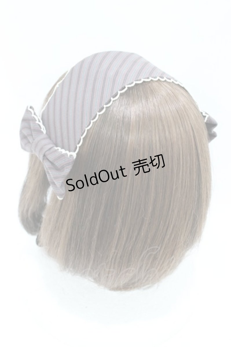 画像2: Angelic Pretty / ブリティッシュカレッジヘッドドレス  ブラウン H-26-08-06-1001-AP-AC-NS-ZH (2)