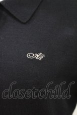 画像3: an another angelus / ANロゴ刺繍ニットポロ Free BLACK H-26-08-06-1062-CA-TO-NS-ZH (3)