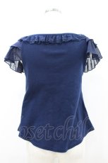画像2: Angelic Pretty / エンジェルフリルカットソー Free ネイビー H-26-08-06-1063-AP-TO-NS-ZH (2)