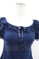画像3: Angelic Pretty / エンジェルフリルカットソー Free ネイビー H-26-08-06-1063-AP-TO-NS-ZH (3)