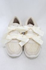 画像1: m petit by misako / NINA’S/スニーカー LL アイボリー H-26-08-06-1011-LO-SH-NS-ZH (1)