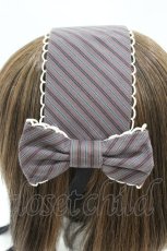 画像3: Angelic Pretty / ブリティッシュカレッジヘッドドレス  ブラウン H-26-08-06-1001-AP-AC-NS-ZH (3)