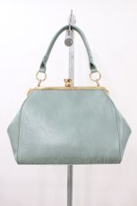 画像2: an another angelus / ブーケ刺繍ワイドがま口バッグ  Mint H-26-08-06-1028-CA-BG-NS-ZH (2)