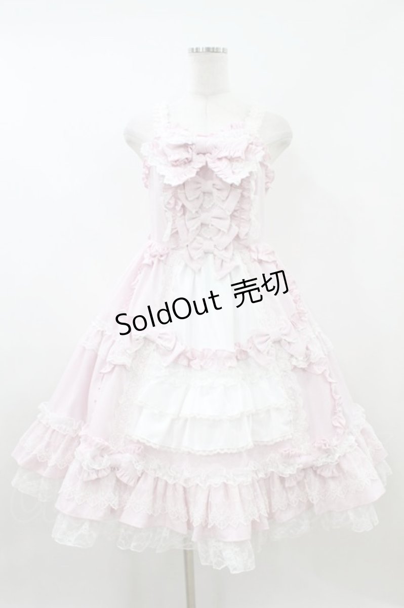 画像1: Angelic Pretty / Fancy PrincessジャンパースカートSet Free ピンク H-26-08-06-1030-AP-OP-NS-ZH (1)