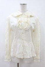 画像1: metamorphose / 前フリルブラウス Free アイボリー H-26-08-06-056-ME-BL-NS-ZH (1)