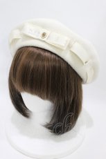 画像1: m petit by misako / NINA’S/ベレー帽  オフ H-26-08-06-057-LO-AC-NS-ZH (1)