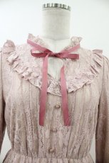 画像3: Amavel / Antique Laceミドルワンピース Free ピンク H-26-08-06-008-CA-OP-NS-ZH (3)
