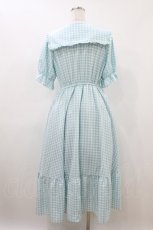 画像2: m petit by misako / AOKデシンギンガムOP M サックス H-26-08-06-010-LO-OP-NS-ZH (2)