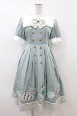 画像1: Amavel / 喫茶アマベルのクリームソーダワンピース Free ミント H-26-08-06-011-CA-OP-NS-ZH (1)