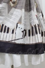画像4: Amavel / Piano Concertosレースフリルワンピース Free ブラウン H-26-08-06-012-CA-OP-NS-ZH (4)