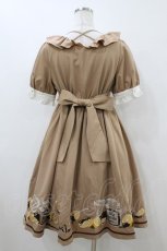 画像2: Amavel / Sweet Dip Citrusワンピース Free ブラウン H-26-08-06-013-CA-OP-NS-ZH (2)