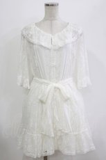 画像1: LIZ LISA / レースワンピース 0 白 H-26-08-07-029-LO-OP-NS-ZH (1)