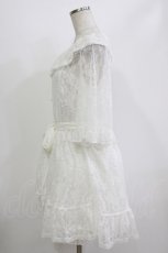 画像2: LIZ LISA / レースワンピース 0 白 H-26-08-07-029-LO-OP-NS-ZH (2)